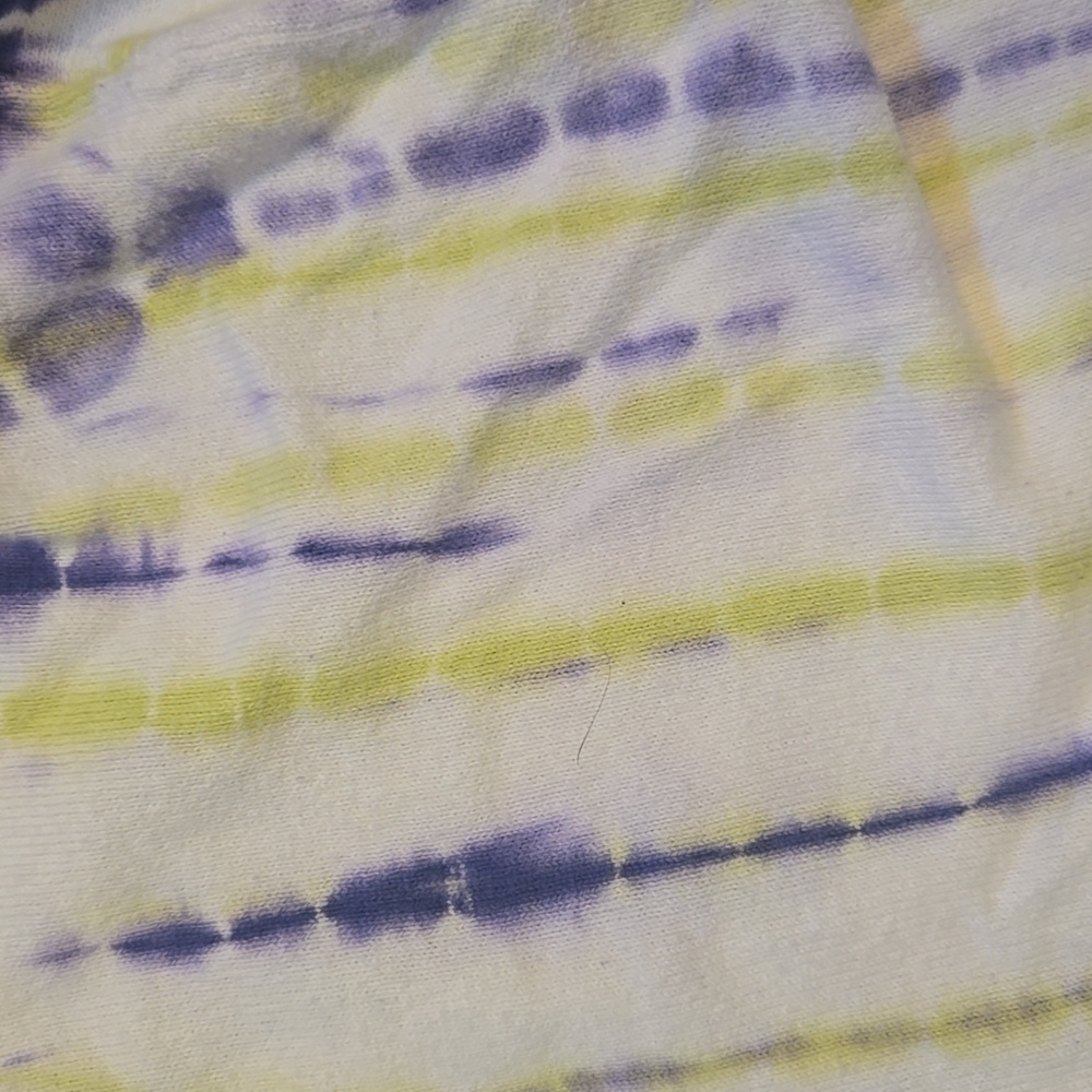 Lululemon Athletica Tie-Dye Purple/Yellow-Green Lightweight Sweater - Picture 4 of 10